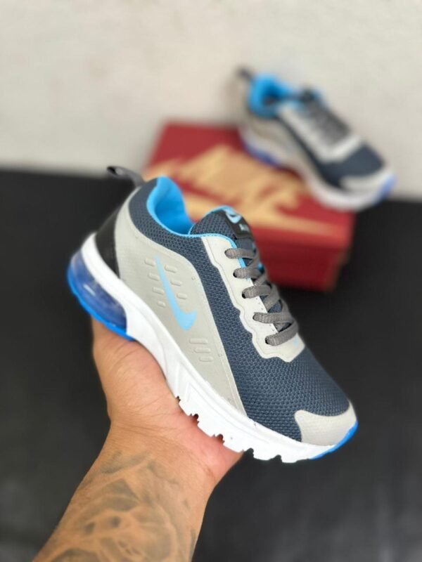Tenis Infantil Masculino Cinza / Azul Nike