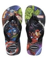 Chinelo Infantil Preto Marvel Havaianas