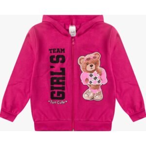 Jaqueta Famina Infantil Moletom Kit Anale