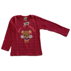 Blusa De Inverno Infantil Feminina 2 Urso Torcedor