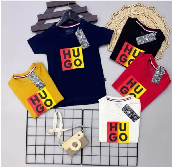 Camiseta Infantil Masculina Premium Hugo Boss