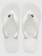 Chinelo Brasil Branco  Havaianas