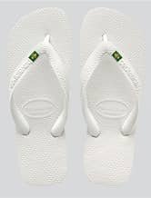 Chinelo Brasil ( M2 ) Branco Havaianas