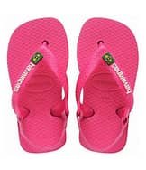 Chinelo New Baby Brasil Rosa Branco Havaianas