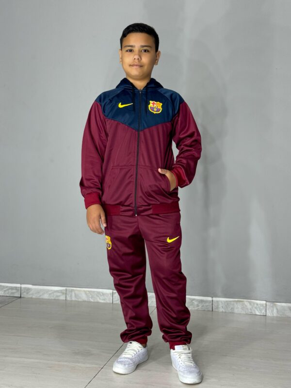 Conjunto De Time Infantil De Inverno Barcelona Nike