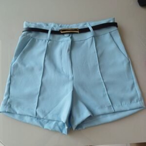 Shorts Infantil Alfaiataria Com Cinto