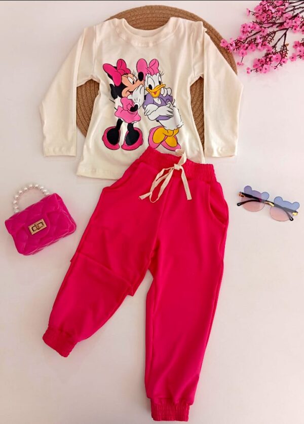Conjunto Infantil Feminino Minnie E Margarida